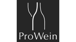 ProWein logo with wine bottle design