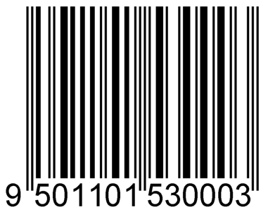 Ejemplo de código de barras EAN-13