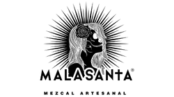 Logo Malasanta avec motif en forme de soleil