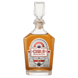 Chula Parranda Añejo tequila bottle with stopper