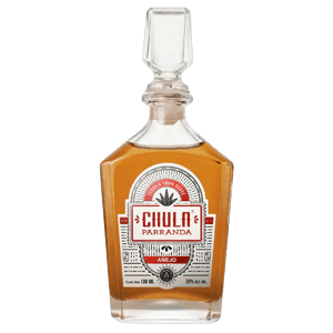 Chula Parranda Añejo tequila bottle with stopper