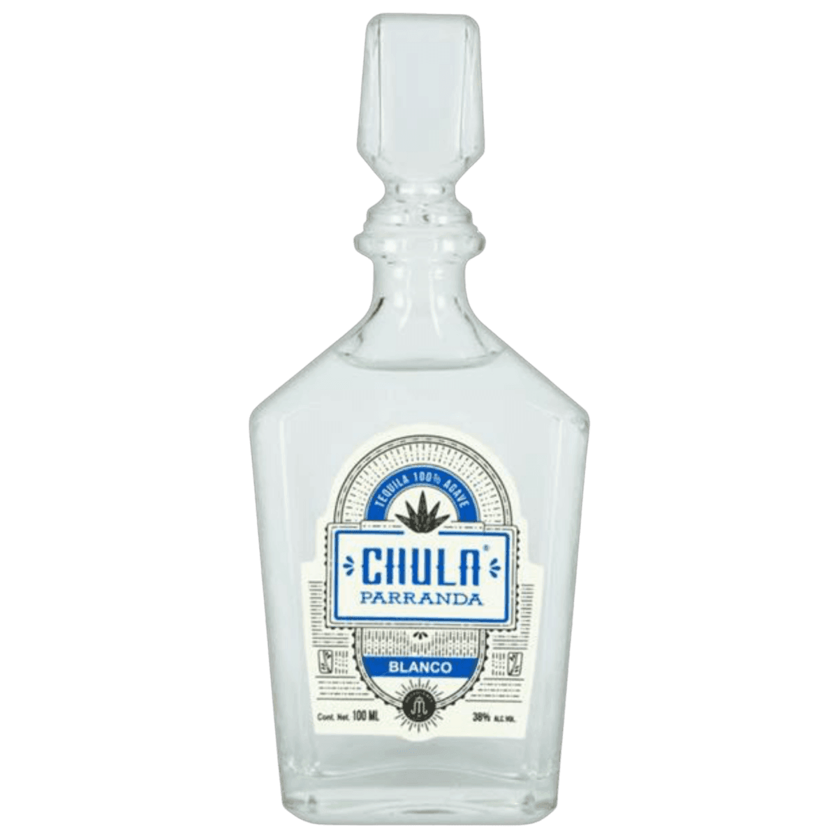 Chula Parranda Blanco tequila bottle