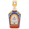 Colorful beaded Chula Parranda Extra Añejo tequila bottle