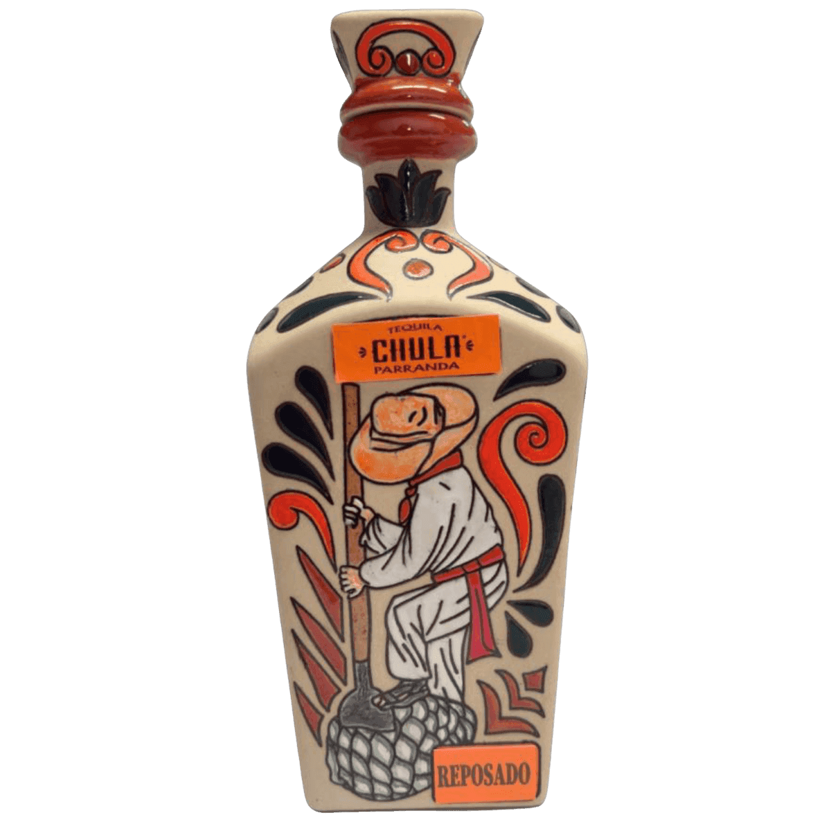 Decoratieve Chula Parranda Reposado tequilafles