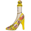 Yellow high-heeled shoe-shaped decorative bottle