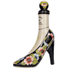 Floral high-heel shaped tequila bottle