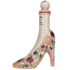 Floral high-heel shaped tequila bottle