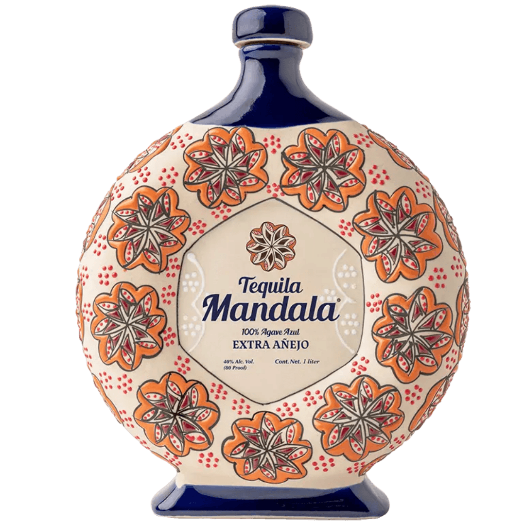 Tequila Mandala Extra Añejo bouteille en céramique