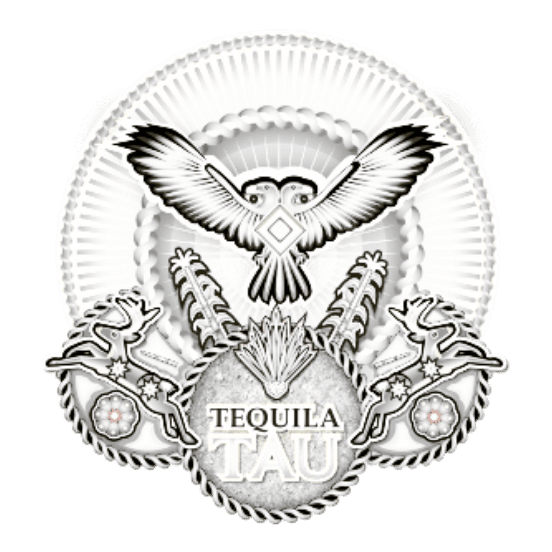 tau tequila logo weiß